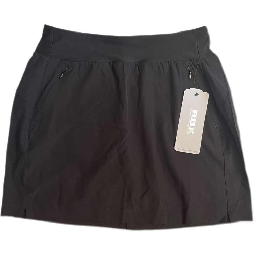 NWT RBX Active Womens Athletic Skort With Inner Bike Shorts & Pockets Size Small